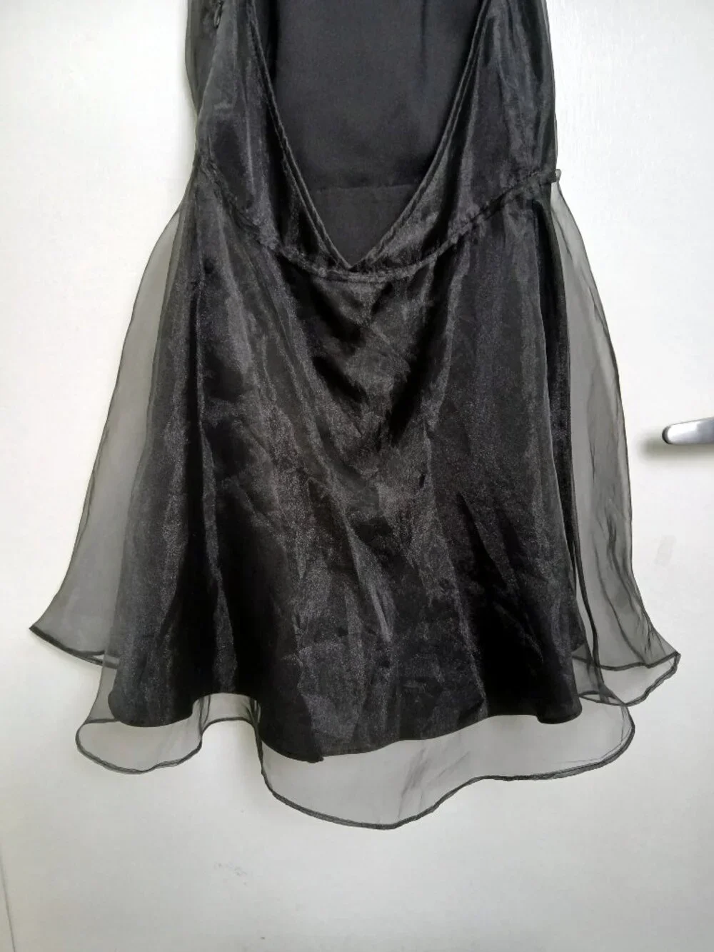 Lovers + Friends 'Heartbreaker' Black Organza Halter Mini Dress NWT Sz S